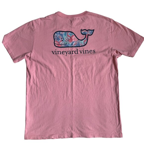 Vineyard Vines Kid's Whale Pocket Short Sleeve T-Shirt - Size XL (18) - Picture 1 of 7